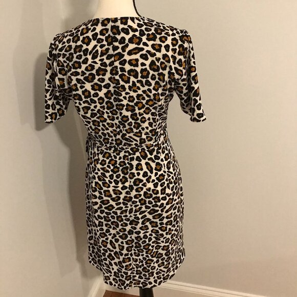 Show Me Your Mumu Cheetah Wrap Dress - Size Small - Picture 3 of 8